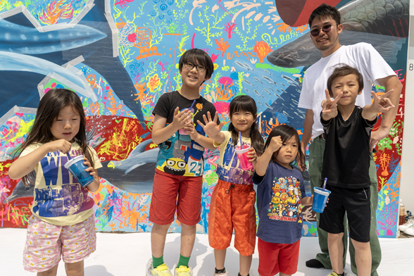 フフフなウォールアート」が完成しました！ | ニュース | 海遊館