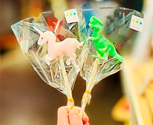 あめ細工あめのとり ユニコーン＆ティラノサウルスの飴細工