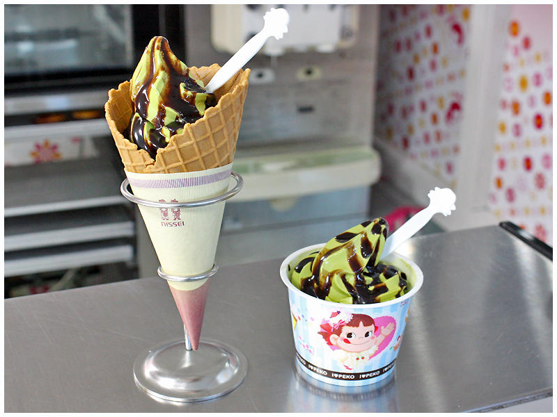◆ソフトクリーム（抹茶チョコレート)イメージ